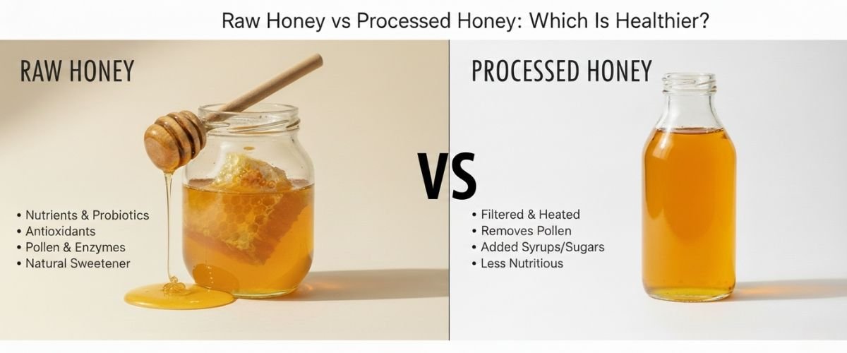Raw Honey vs Processed Honey: Which Is Healthier?